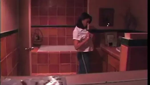 Şişman kedi bal kahrolası kalın horoz üzerinde veranda tablo