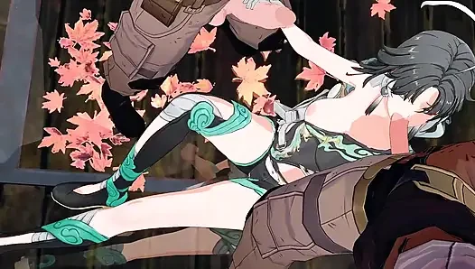 Titreyen dalgalar - jianxin erotik seks ve sakso - 3d hentai animasyon
