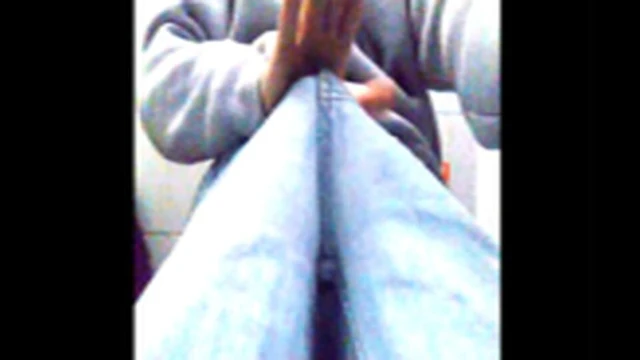 Erection and masturbation in the toilet