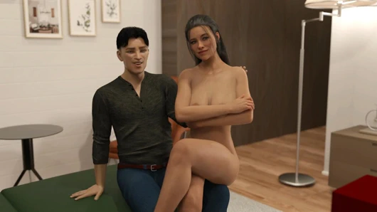 Tapılan evlilik - bölüm 2 - v0.3 - Evelyn kuryeye sakso çekti - demo