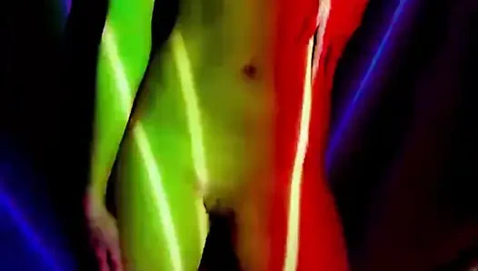 Naked disco girl