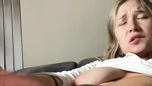 Wife secretly masturbated with a and got a real orgasm