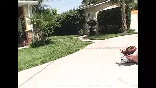 Capri ile mastürbasyon ve kamera arkası