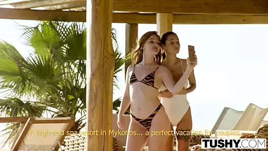 Tushy sıkılmış erkek delisi evli adamı baştan çıkarır ve ağzı açık kalır!