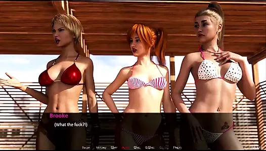 İhanete uğradı #3 - sarışın Kadın Johannes'e striptiz gösterisi yaptı ... Sophia Johannes'e oral seks yaptı