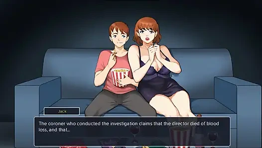 Yengemi televizyon izlerken parmaklıyorum