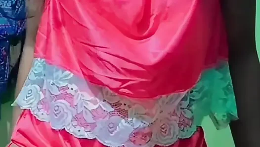 My Girl pressing her boobs and finger her horny pussy for cuck want to pregnent