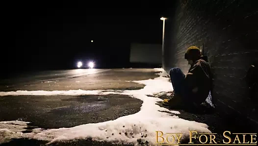 Twink slave boy gets appraised before going up for auction