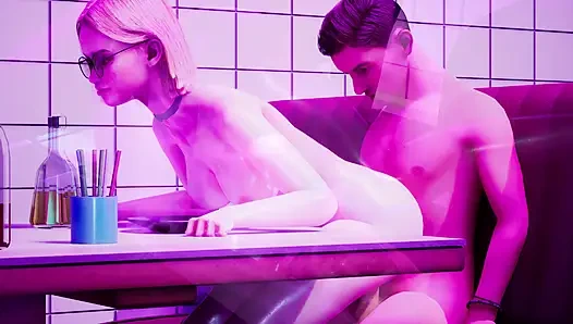 Ateşli genç kız klasik kafede sikiliyor 3 boyutlu hentai