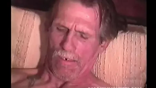 Mature Man Snow Jerks Off