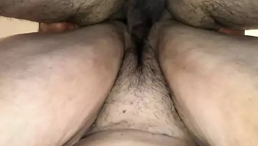 benim olgun co çalışan vurma