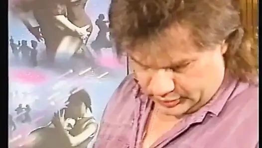 Two Vintage Busty MILFs with Hairy Pussy Fucked and Cummed in Mouth by a Big Cock