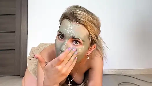 Sakso sırasında gözlere tükürük