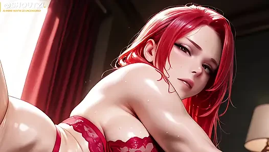 Kira (harem Kız) Sert Gırtlağına Kadar Alıyor, Sikiliyor Ve Yüzüne Boşalma