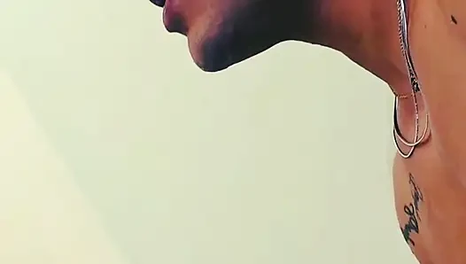 Akash called Tejaswini to his house and sucked his cock and sucked boobs