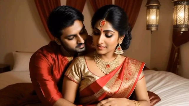 Indian desi girl must kiss on the pretext of shopping