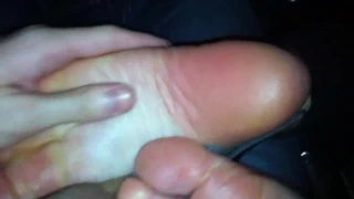 Eski kız arkadaş ayak kızdırmak ve footjob