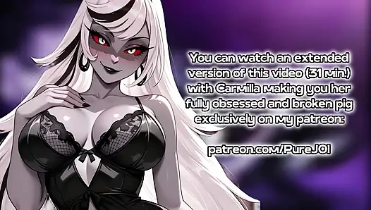 Carmilla Carmine caught her employee masturbating in the office (Dildo JOI)