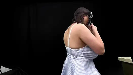 Üvey anne göğüslerini yağlıyor ve amıyla oynuyor 4k kamera a