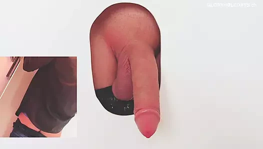 Trainee for lunch break - but what he cums surprises everyone