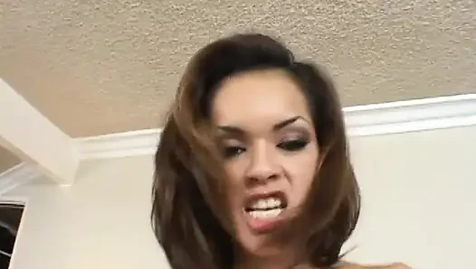 Horny bitch takes dick in her mouth and vagina