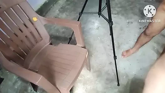 Teyzeyle sert Hintli seks. Romantik seks, büyük göğüsler, büyük