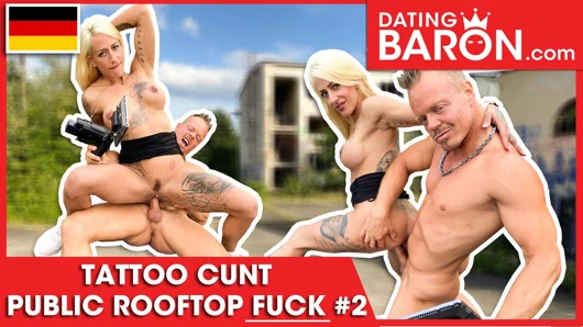 Dövmeli Harleen Van Hynten ile sikişiyor! datingbaron.com