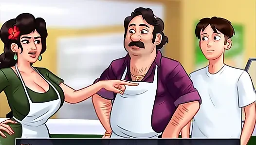 Yaz mevsimi efsanesi - Johannes Odette'i sikiyor, Johannes Maria'yi sikiyor, Eva bebeğini doğuruyor