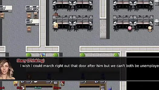 Ofis karısı #25 - bir yabancı Stacy'nin fotoğrafını çekti... Nate, Jessie ve Stacy'nin 3 meblağları vardı.