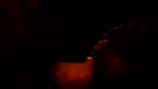 Olgun siyah bayan darbeler beni