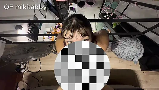 Bakış açısı sürtük çok seksi yarak emiyor