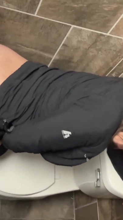 Key moment from "Wife Fucked in Restroom, Public Pussy Eating and Open Door Sex"