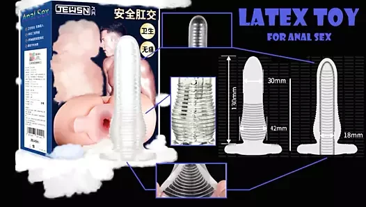 an instruction about how to use a new friendly anal toy