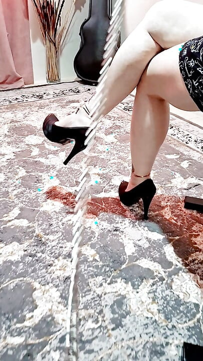 Part 3  Foot on His Back, Collar On, Laughing While I Humiliate My Slave
