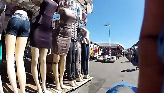 Maniquin götünü avlıyor 2