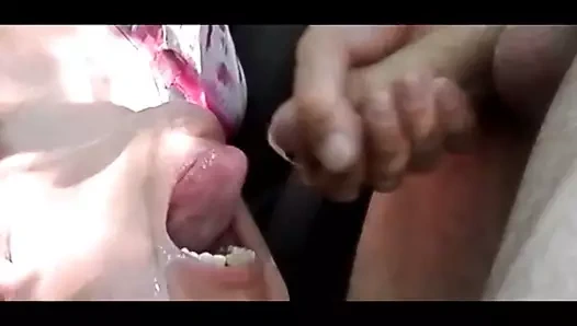 amatör mal enayi yemek sperm