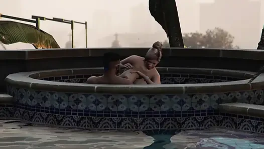 GTA V Franklin and Amanda - Inside Michael's Private Bedroom (Part 5)