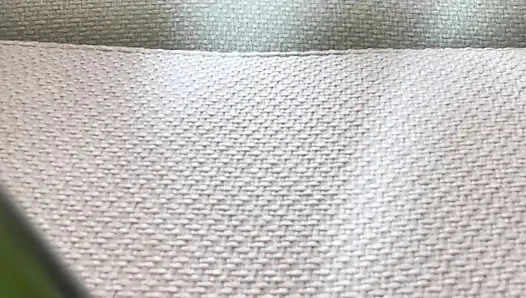 She start to play near mirror and dont stop until have orgasm