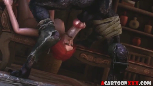 Redhead bebek gets derin boğazlı ve becerdin sert