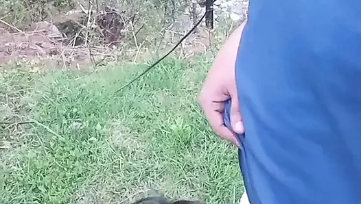 Part 2 - Desi outdoor sex with a stranger girl in the jungle.