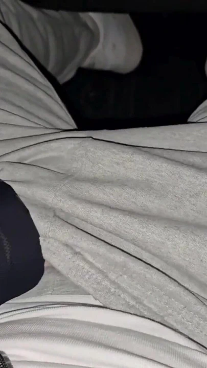 German boy with precum in gray CK jerks off in the car until fat cumshot - PhantomGentX | Clip 1