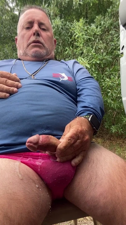 Покрытые спермой трусики