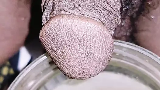 Limp little penis crossdresser pissing outdoor