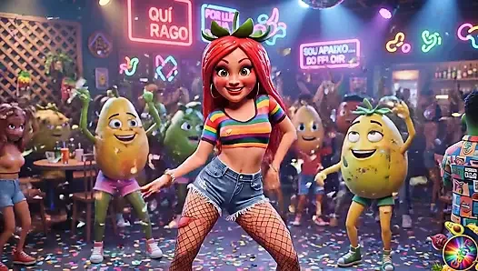 Bölüm 5 - sevimli çilek kız ve tatlı Avokado adam nazik anları paylaşıyor yapay zeka hentait