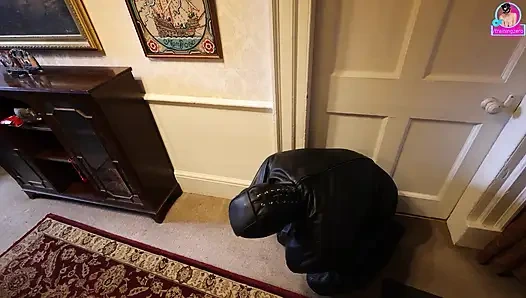 Training Zero - Zero Sees Our New House for the First Time! Femdom Slave Bondage Bitchsuit Tour