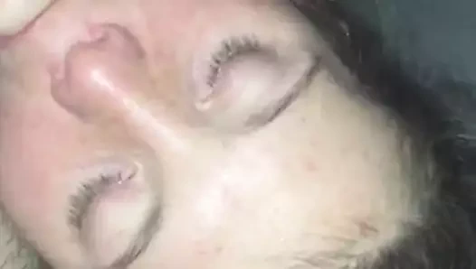 Yakın yukarı pov horoz emme tarafından the kız arkadaş