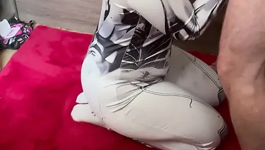 Nutaku şehvet tanrıçası crosplay: ilahi oral seksiyle idam ediliyor