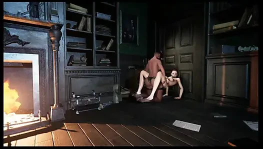 İki lezbiyen ırklararası kız arkadaş