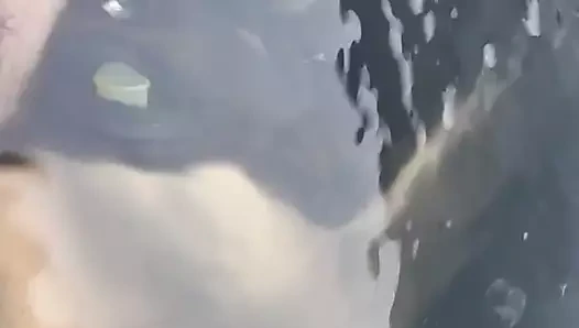 Sıcak küvet jet yapar beni boşalmak