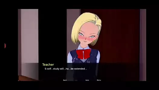 Öğretmenim dragon ball girl android 18'i kovdurmaya çalışıyorum
